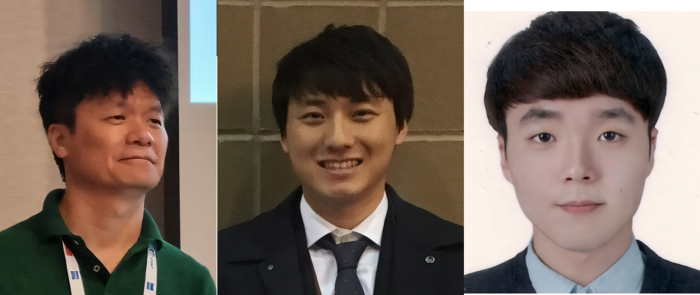 왼쪽부터 송창용 포스텍 교수, 신동빈 GIST 교수, 허승필 씨