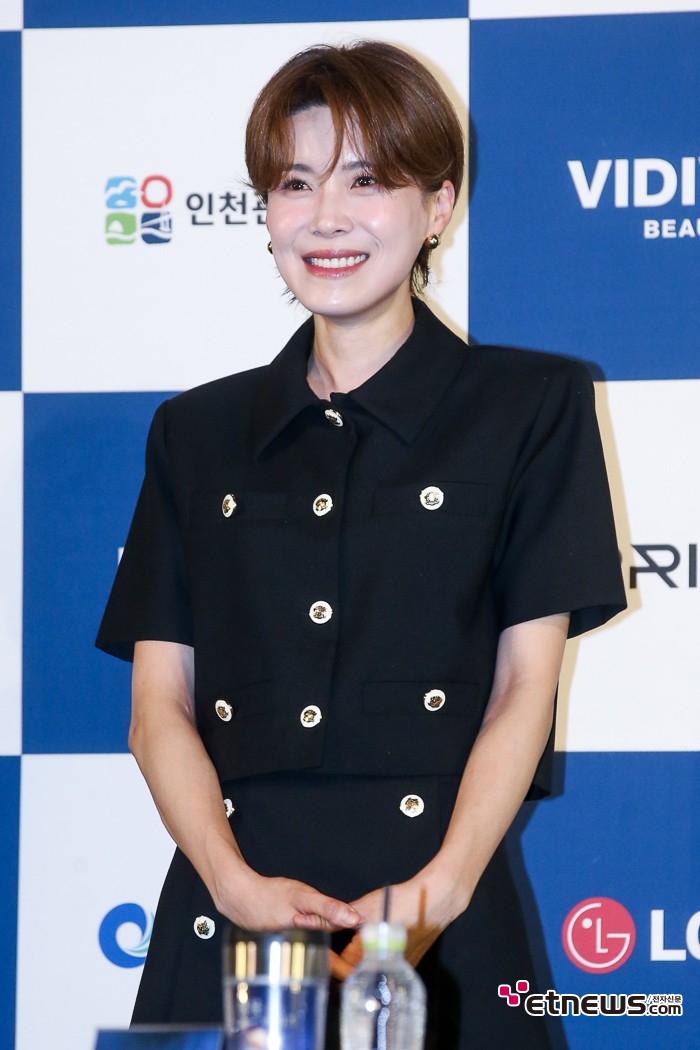 [ET포토] 장도연, '분위기 메이커'