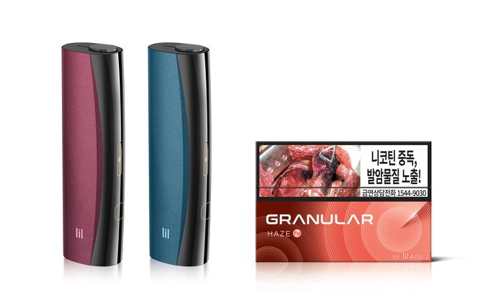 KT&G, 릴 에이블 전용스틱 '그래뉼라 헤이즈' 출시