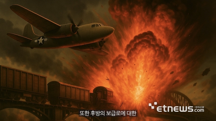 공군이 생성형 AI로 제작한 '6·25전쟁의 감춰진 주역' 영상 스틸컷. 공군 제공