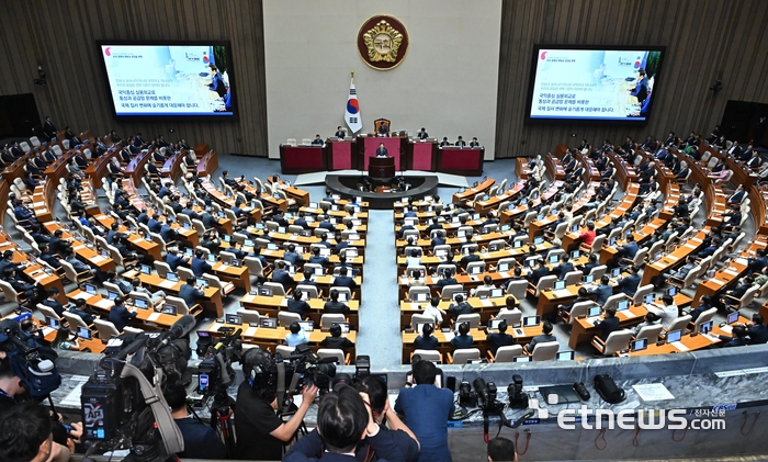 [포토] 추경 시정연설 나선 이재명 대통령