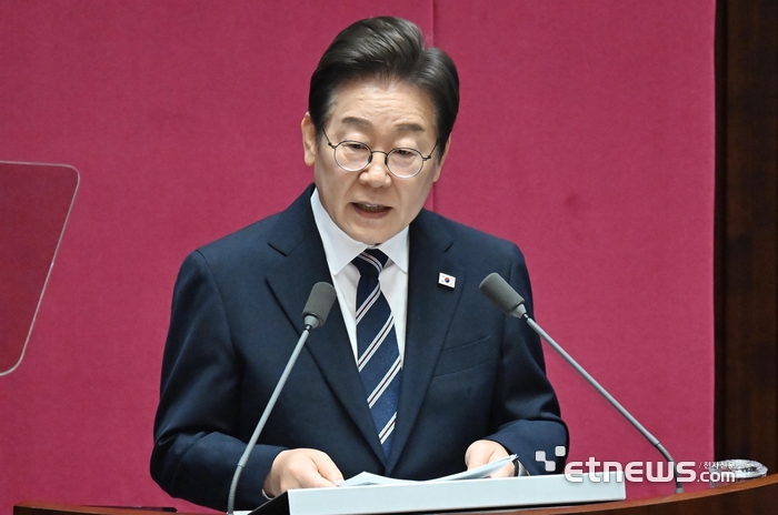 [포토] 이재명 대통령, 취임 22일 만에 첫 시정연설