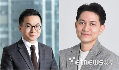 정철환 김앤장특허법률사무소 변리사(왼쪽)와 박경렬 KAIST 교수