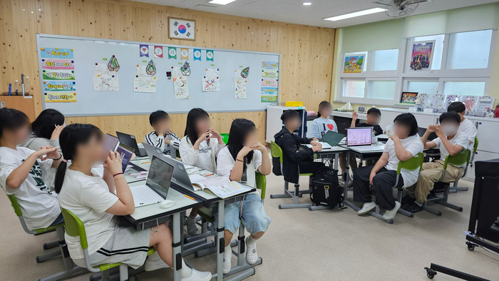 게임문화재단, 백령도 초등학교서 '찾아가는 게임문화교실' 진행