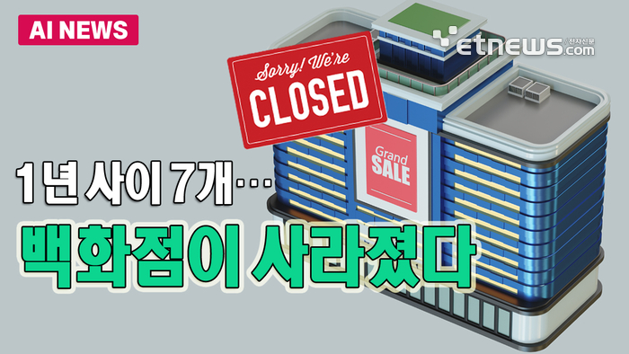백화점이 사라졌다...1년새 7곳 없어지고 점포양극화 심화