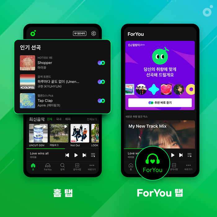 멜론, 이용자 시스템 개