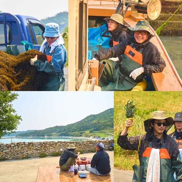 '제철남자' 윤계상X박지환, 관매도 도착하자마자 톳 작업 시작
