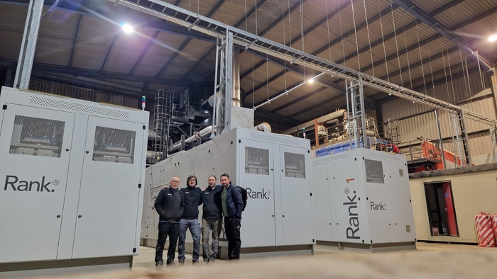 Rank® 소각장(짚단)영국 시운전 완료.