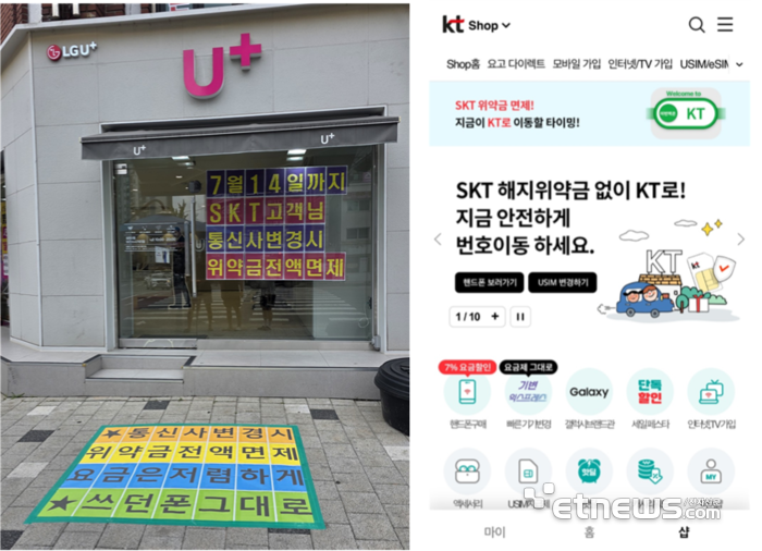 [SKT 위약금 면제 후폭풍] 통신사 마케팅 과열 양상…유통가는 '연중 최대 대목' 기대