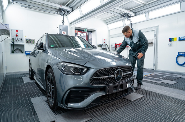 바스프의 도료가 적용된 메르세데스-벤츠 차량