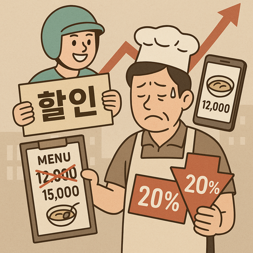 배민, 점주들에 가격 상향 후 할인하라 유도…'한그릇' 프로모션 눈총
