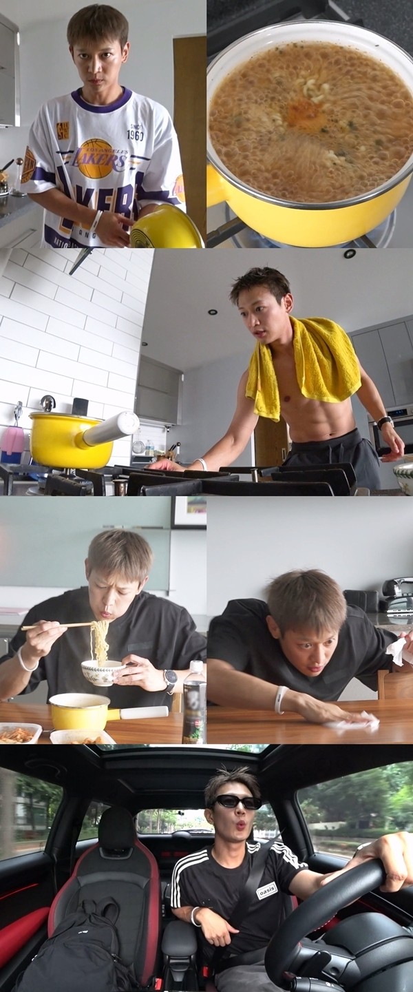 '나혼산' 샤이니 민호, '6분 라면 챌린지(?)' 공개