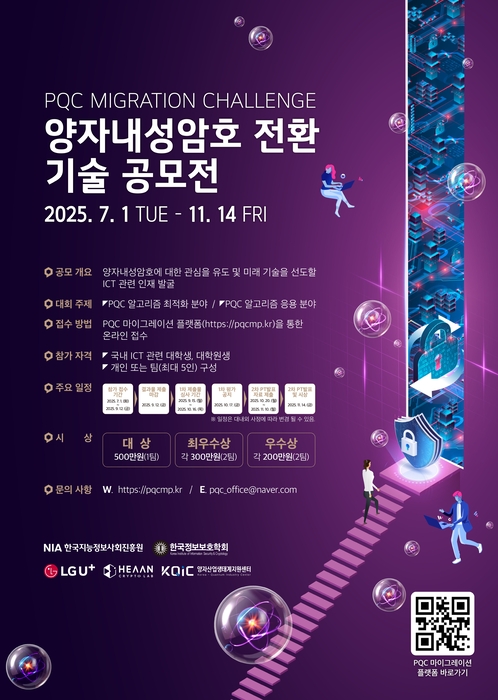 NIA, LG유플러스와 PQC 전환기술 공모전
