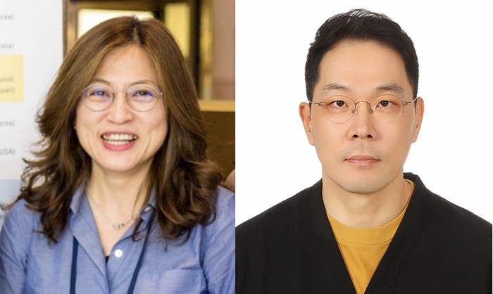 알츠하이머병 초기 후각장애·뇌실확장 유발 인자를 발견한 진희경 수의학과 교수(왼쪽)와 배재성 의학과 교수.