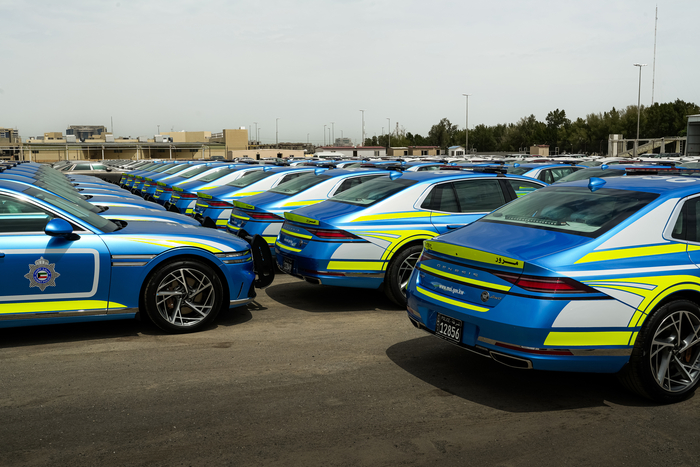 쿠웨이트 내무부 행사 운영용으로 맞춤 제작된 제네시스 G90