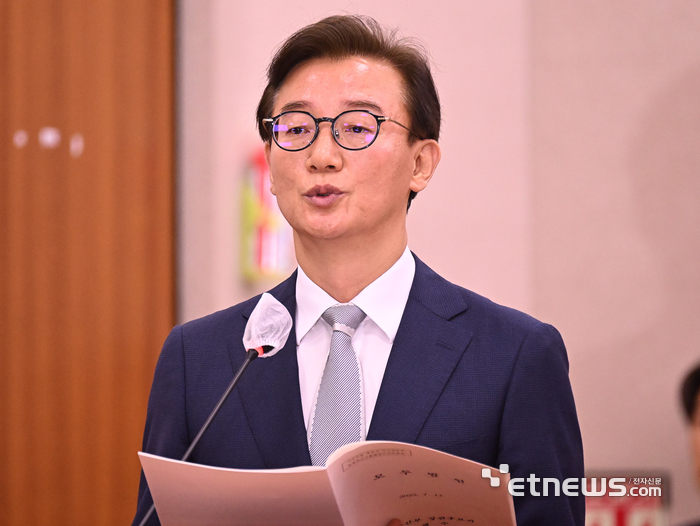 [포토] 모두발언하는 전재수 후보자