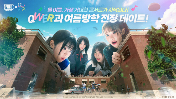 크래프톤 '배틀그라운드 모바일', 걸밴드 QWER과 콘텐츠 협업