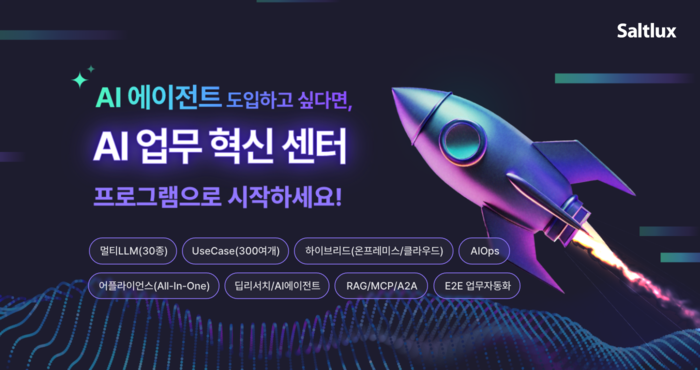 솔트룩스, 기업 생성형 AI 도입 지원 '업무혁신센터' 가동