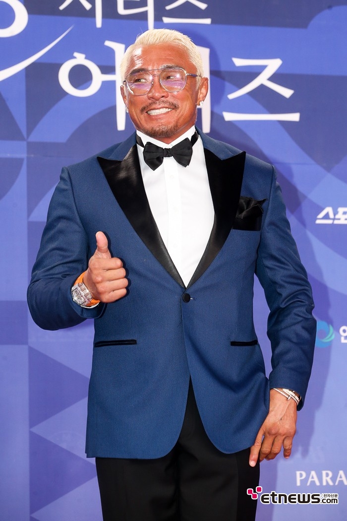 [ET포토] 추성훈, '백발이 어울리는 나이'