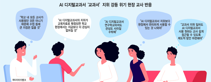 [에듀플러스]“지위 격하 가능성 높아진 AI 디지털교과서 2학기 취소 잇달아…학교 현장서 외면”