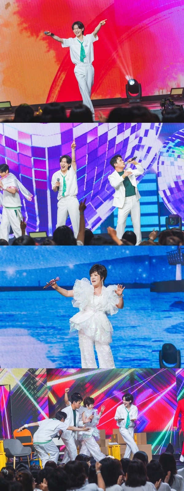 '사콜 세븐' 김용빈, 김연자 붙잡고 헤드뱅잉 댄스