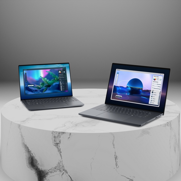 델 프로 맥스 14(왼쪽), 16 프리미엄 모바일 워크스테이션 제품군.