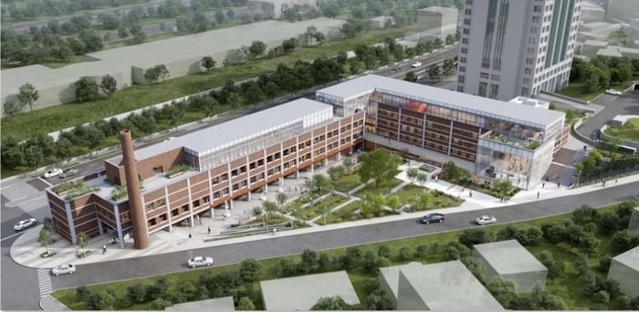 유한양행이 창립 100주년을 맞아 진행하는 구 사옥 리노베이션 조감도(사진=유한양행)