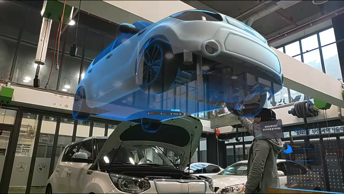 일주지앤에스 'MUST XR'를 이용한 교육 훈련 이미지