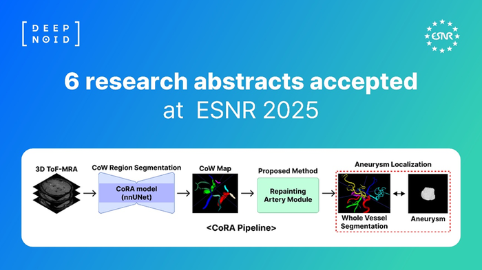 윌리스 고리(대뇌동맥륜) 기반 탐지 기법 'CoRA' 소개(사진=딥노이드)