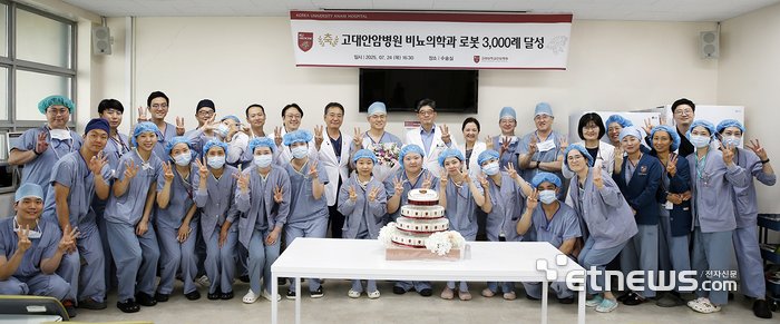 고대 안암병원 비뇨의학과, 로봇수술 3000례 달성