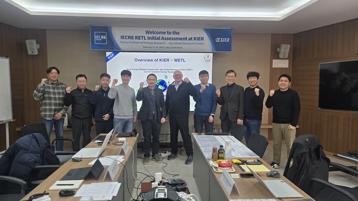 제주센터에 방문한 IECRE RETL 평가단과 연구진