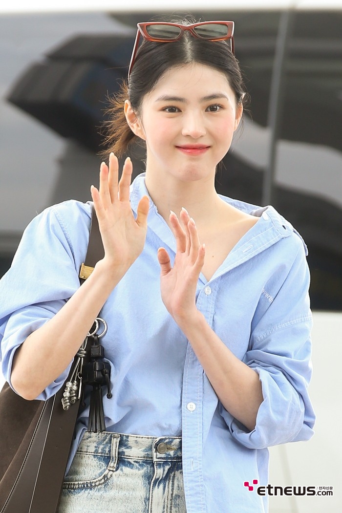 [ET포토] 한소희, '폭염도 녹이는 아름다움'