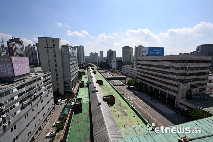 [포토] 재개발 한창인 전자상가