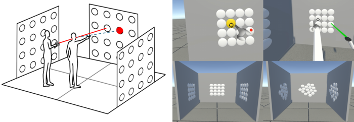 멀티모달 객체 지시 실험 환경 시각화