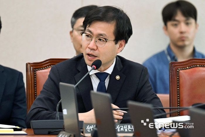 [포토] 관세협상 소회 밝히는 여한구 통상교섭본부장