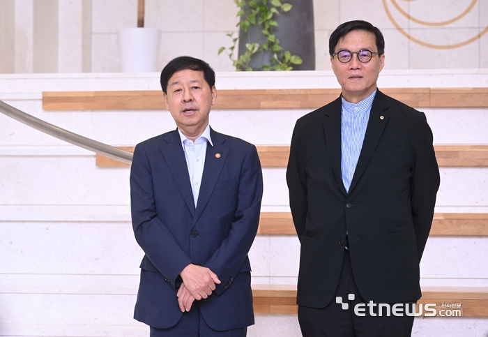 [포토] 구윤철 경제부총리, 한국은행 방문