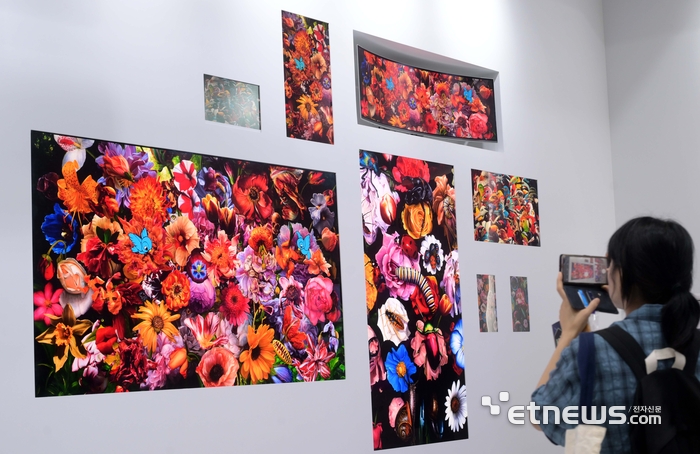 [포토] OLED로 구현한 예술작품 전시