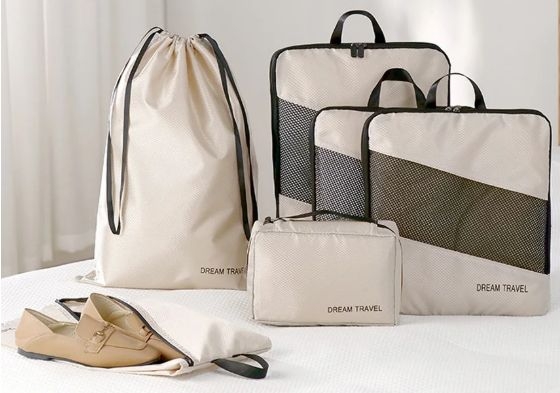 여행용 압축 파우치 6종 세트