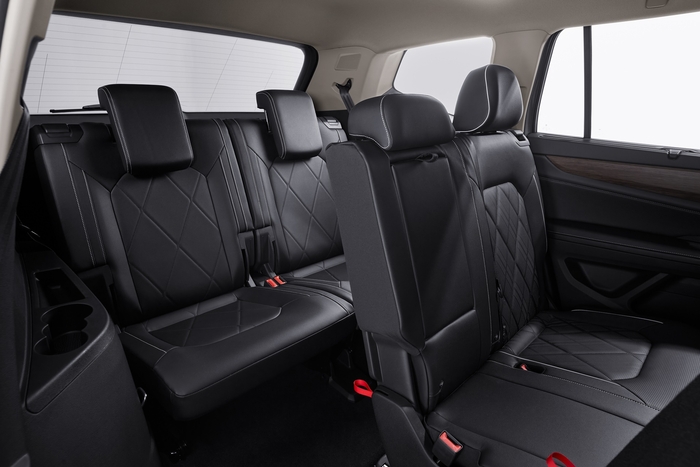 폭스바겐 신형 아틀라스 2열과 3열 시트