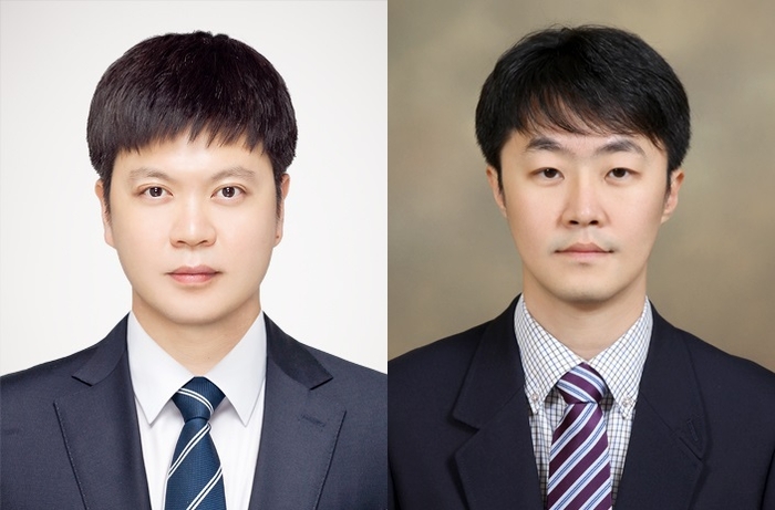민유호 경북대 교수(왼쪽)와 노종욱 교수
