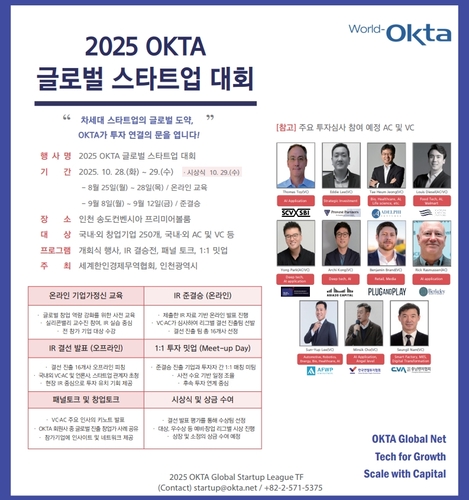 '2025 OKTA 글로벌 스타트업 대회'