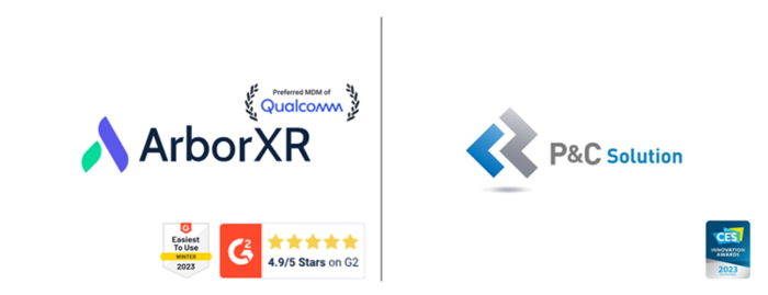 피앤씨솔루션, 메타렌즈2, 글로벌 XR 플랫폼 'ArborXR' 공식 지원 기기 등록