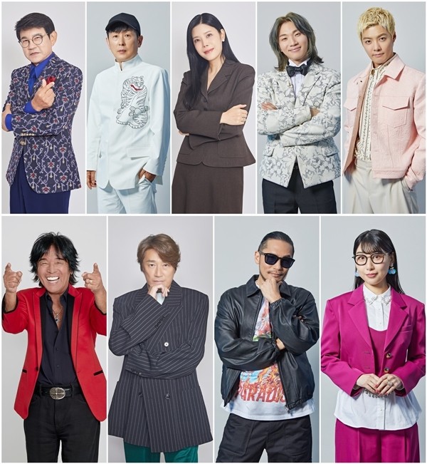 ‘2025 한일가왕전’ 마스터 9인 공개…역대급 심사 대전 발발