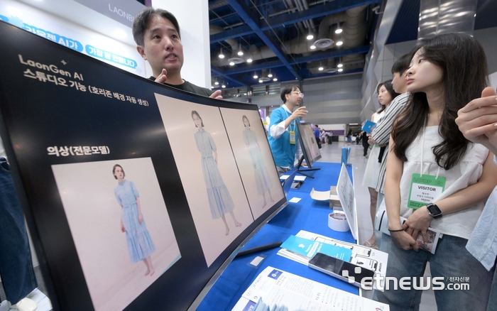 [포토] AI로 제작되는 패션 룩북