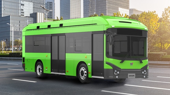 수소전기버스 아폴로 900 H2의 기반이 되는 아폴로 900(전기버스)