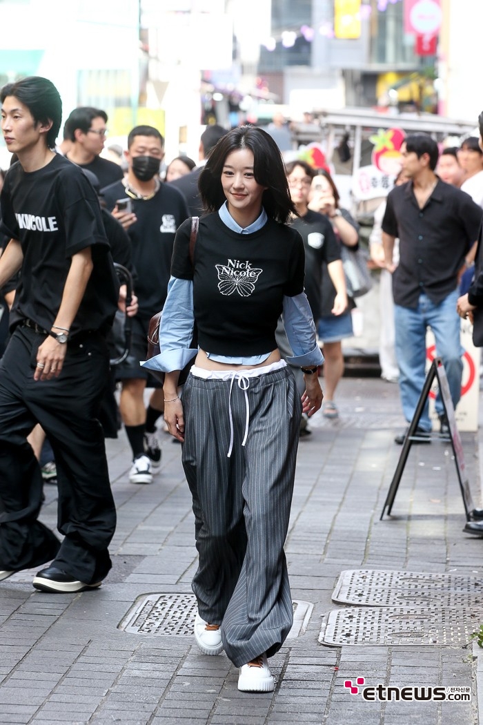 [ET포토] 서예지, '편안한 꾸안꾸 스트리트 패션'