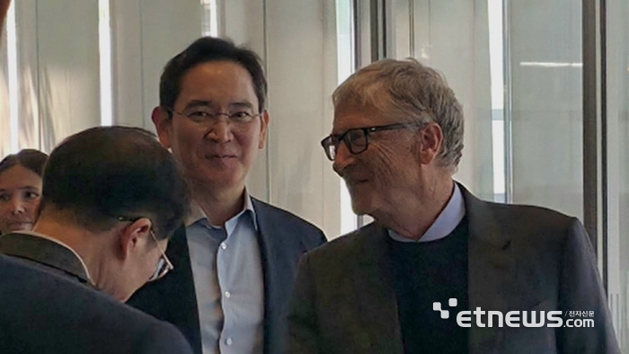 [포토] 이재용 회장, 빌 게이츠 게이츠재단 이사장 미팅