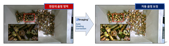포스로직 자동 음영 보정 알고리즘