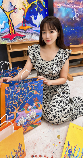 대웅제약 × 윤송아, 감성 아트콜라보로 따뜻한 메시지 전해