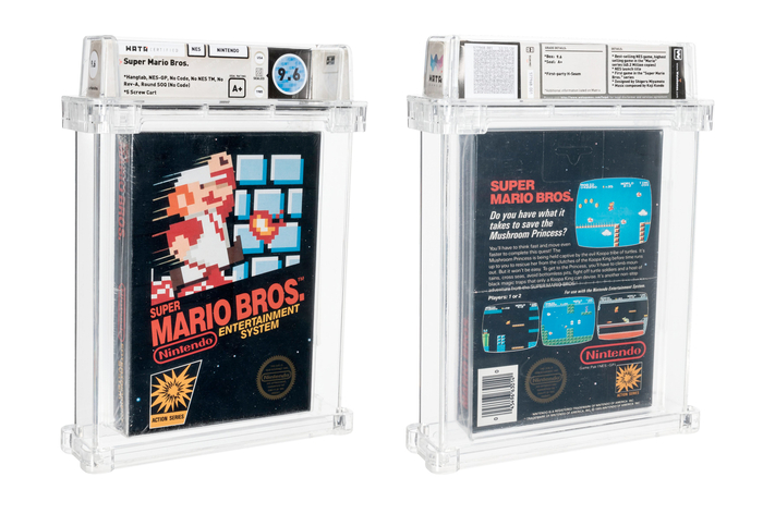 1985년 발매된 게임 슈퍼마리오 브라더스(Super Mario Bros.) / Heritage Auctions
